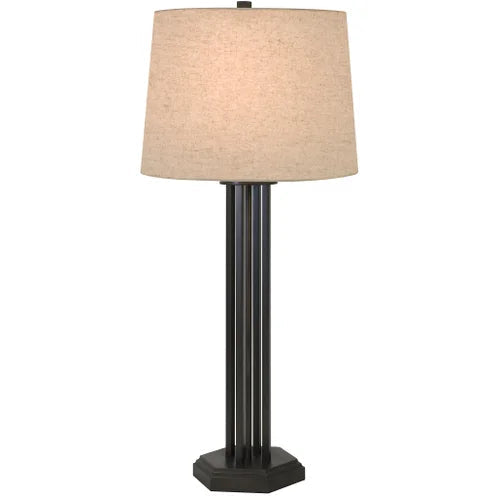 Thumprints Woodland Mahogany Bronze Table Lamp