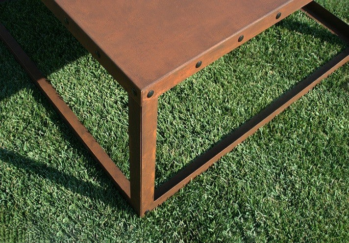 TrackDesign CUBE | Corten Coffee Table