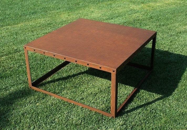 TrackDesign CUBE | Corten Coffee Table