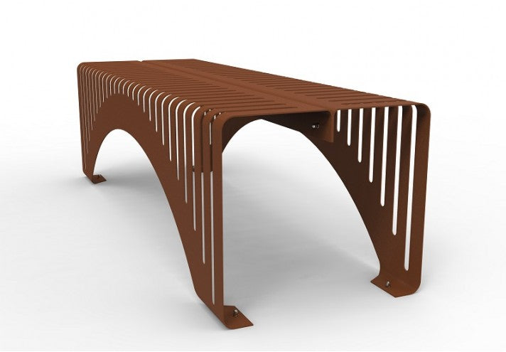 TrackDesign CUT 002 | Corten Bench