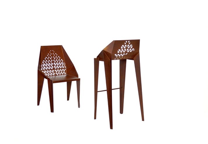 TrackDesign FOGLIA_002 | Corten Stool