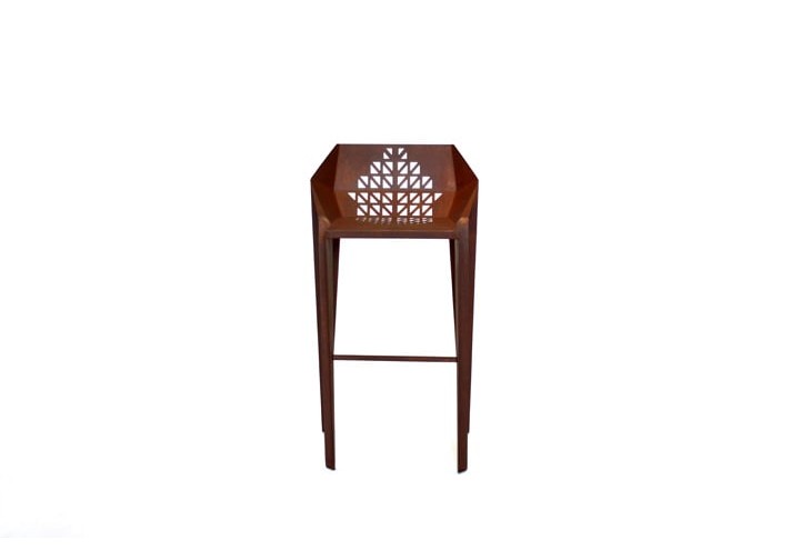TrackDesign FOGLIA_002 | Corten Stool