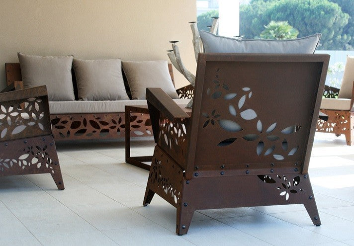 TrackDesign HANAMI | Corten Armchair