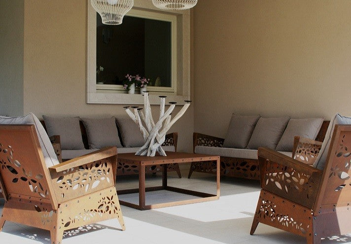 TrackDesign HANAMI | Corten Sofa