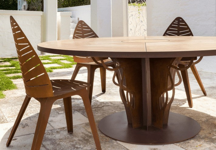 TrackDesign INTRECCIO | Corten Table