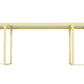 TrackDesign JACKIE| Brass and Glass Table