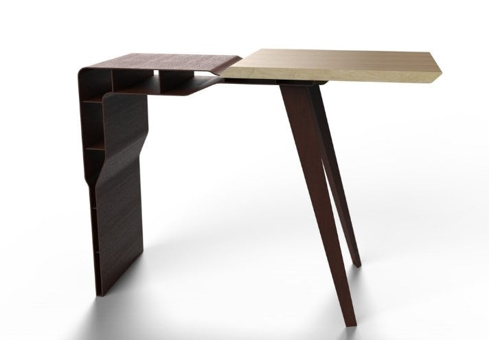 TrackDesign MESETA | Wood and Corten Console