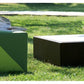 TrackDesign OPLÀ | Corten Pouf and Coffee Table