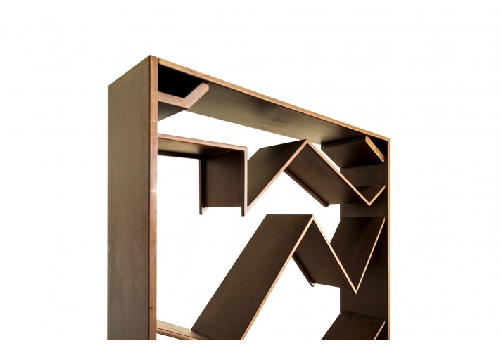 TrackDesign PIEGA | Corten Bookcase