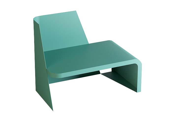 TrackDesign REA | Steel Chaise Longue