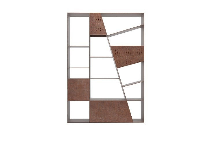 TrackDesign SCRINEUM | Corten Bookcase