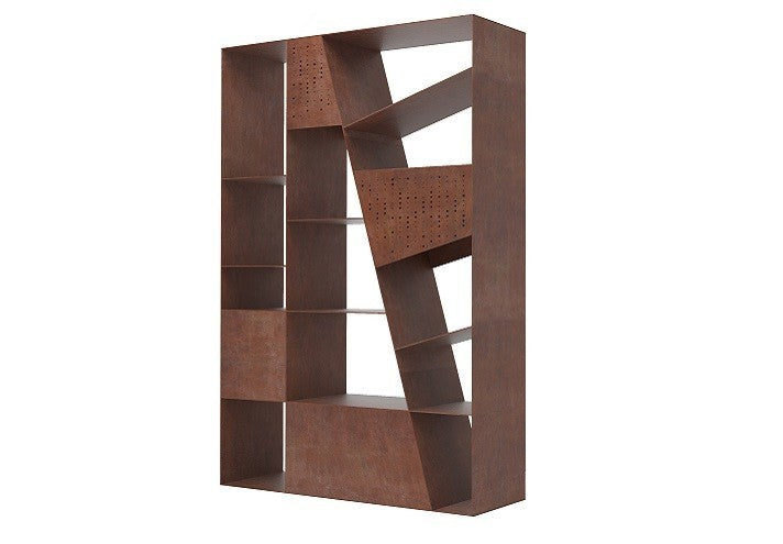 TrackDesign SCRINEUM | Corten Bookcase