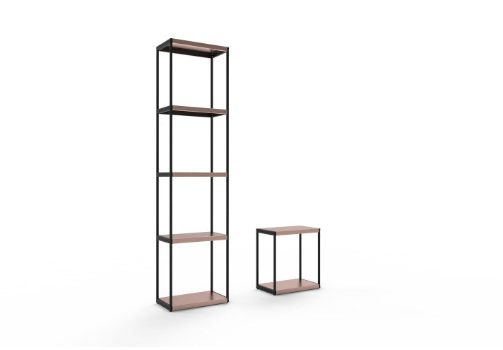 TrackDesign SISTEMA | Steel and Copper Bookcase