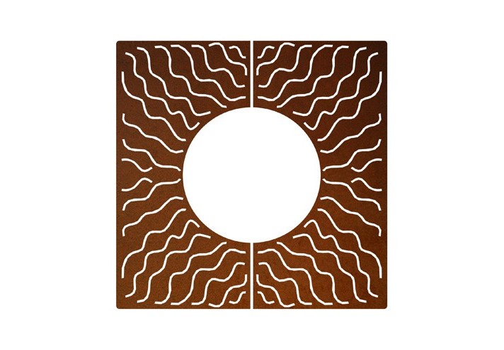 TrackDesign WAVE | Corten Tree Grid