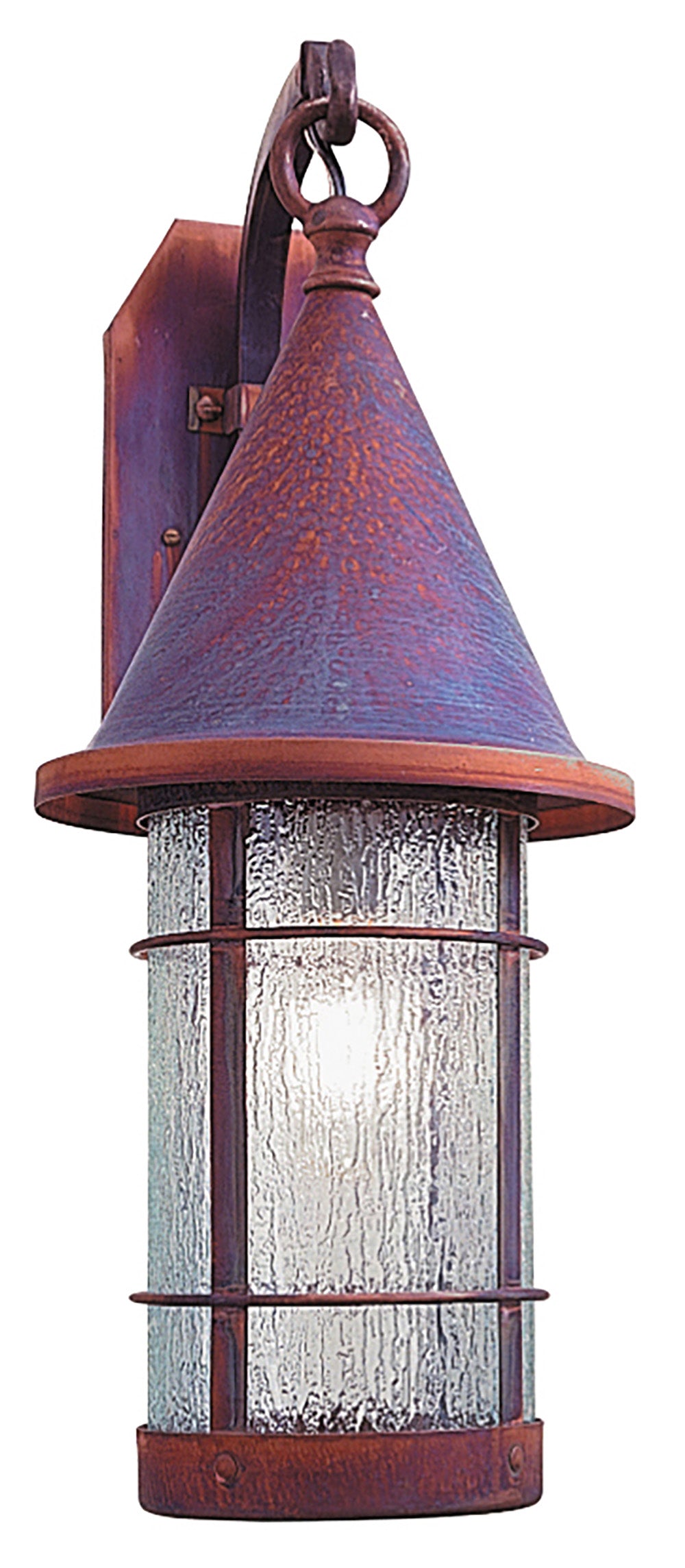 Arroyo Craftsman Valencia 11" Bronze Wall Mount With Clear Seedy Glass