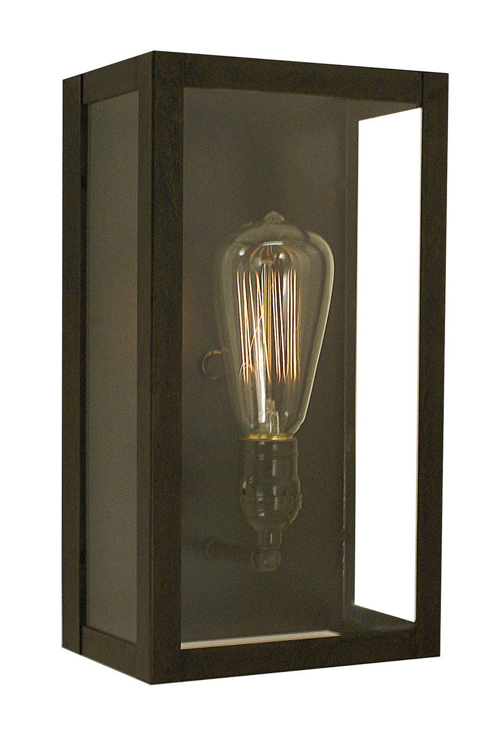 Arroyo Craftsman Vintage 10" Antique Brass Wall Sconce With Almond Mica Glass