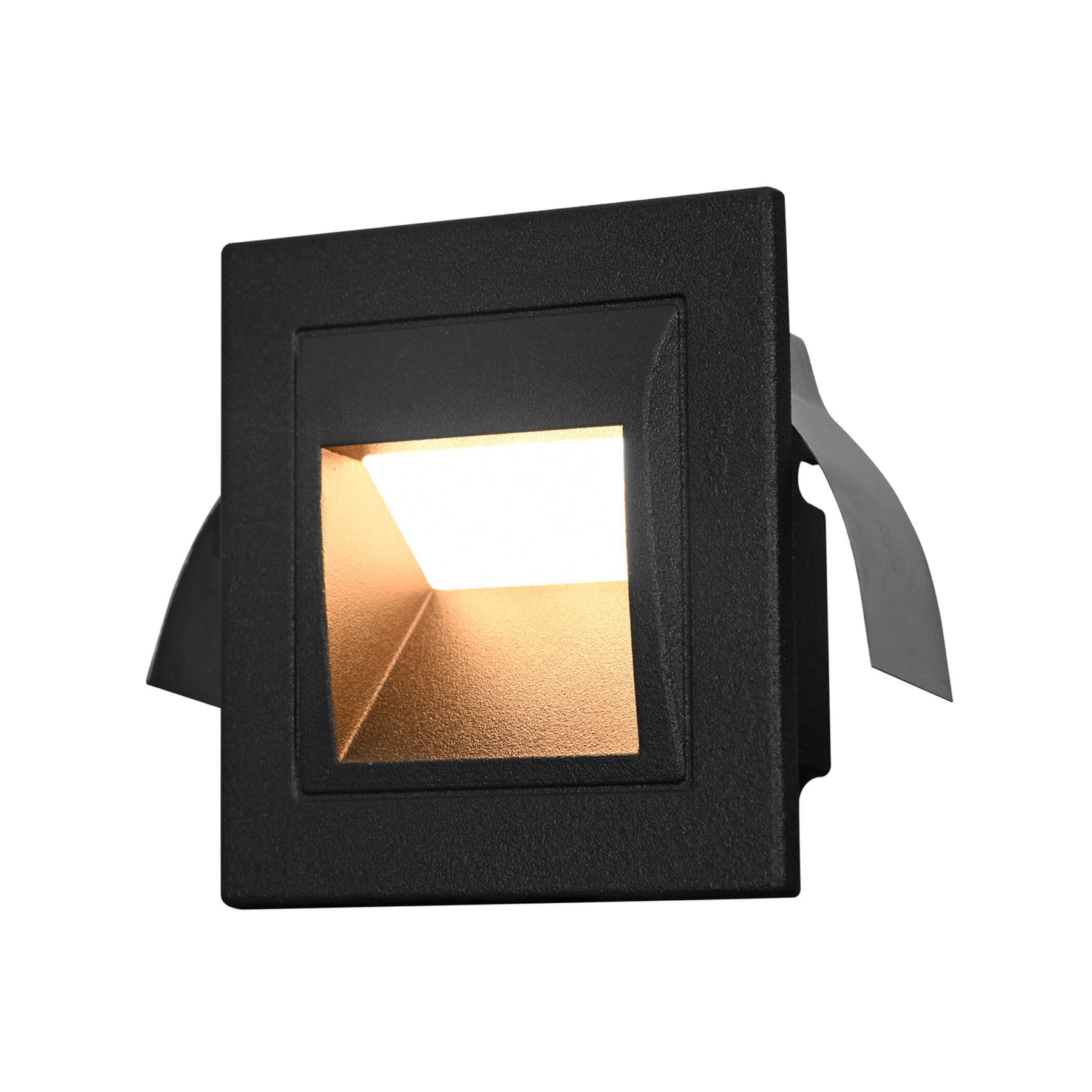 VONN 3.5" Matte Black VOS55477BL Low-Voltage 2-Watt Integrated LED Outdoor Steps Light
