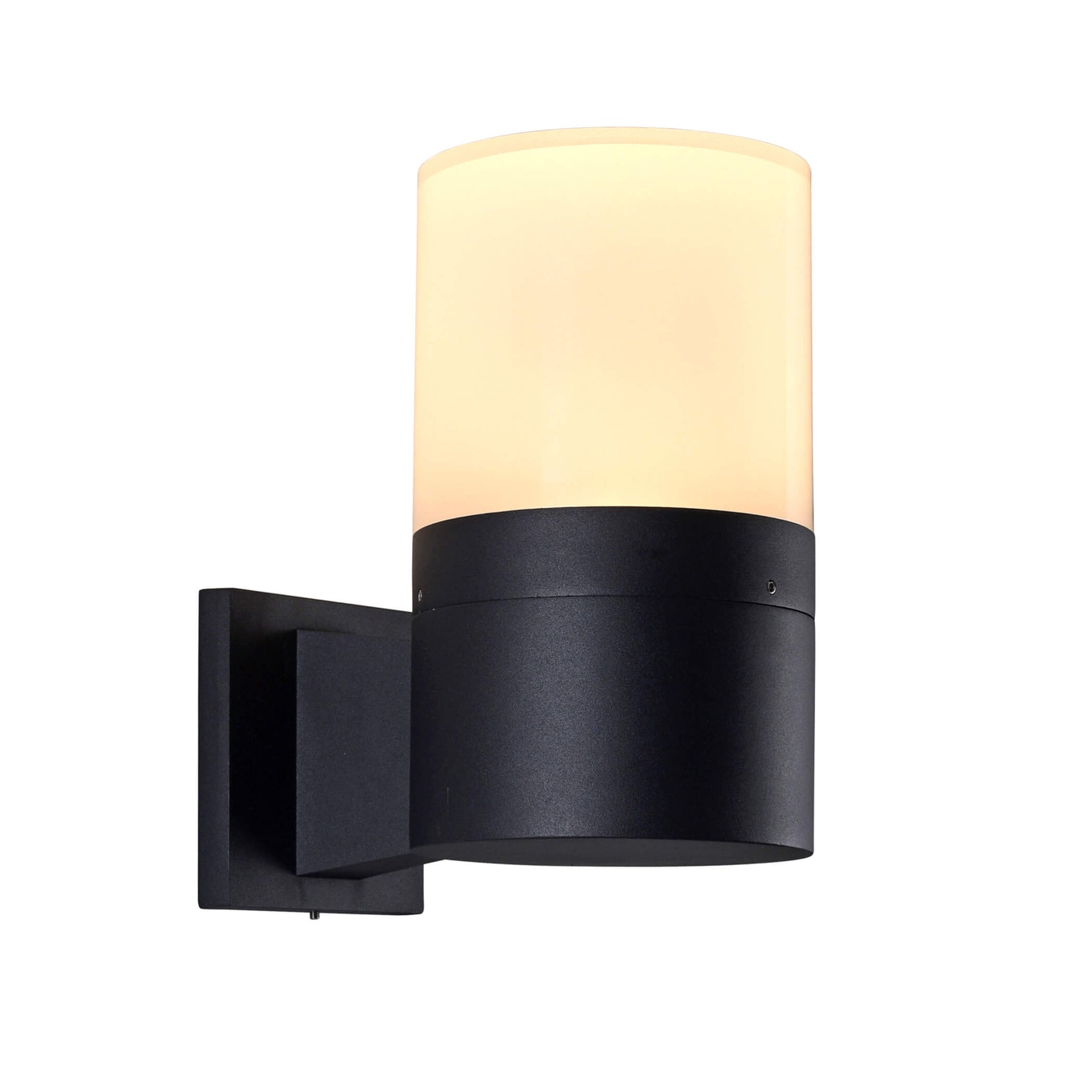 VONN Modern 10" Matte Black VOW1754BL 5-Watt Integrated LED Outdoor Wall Sconce