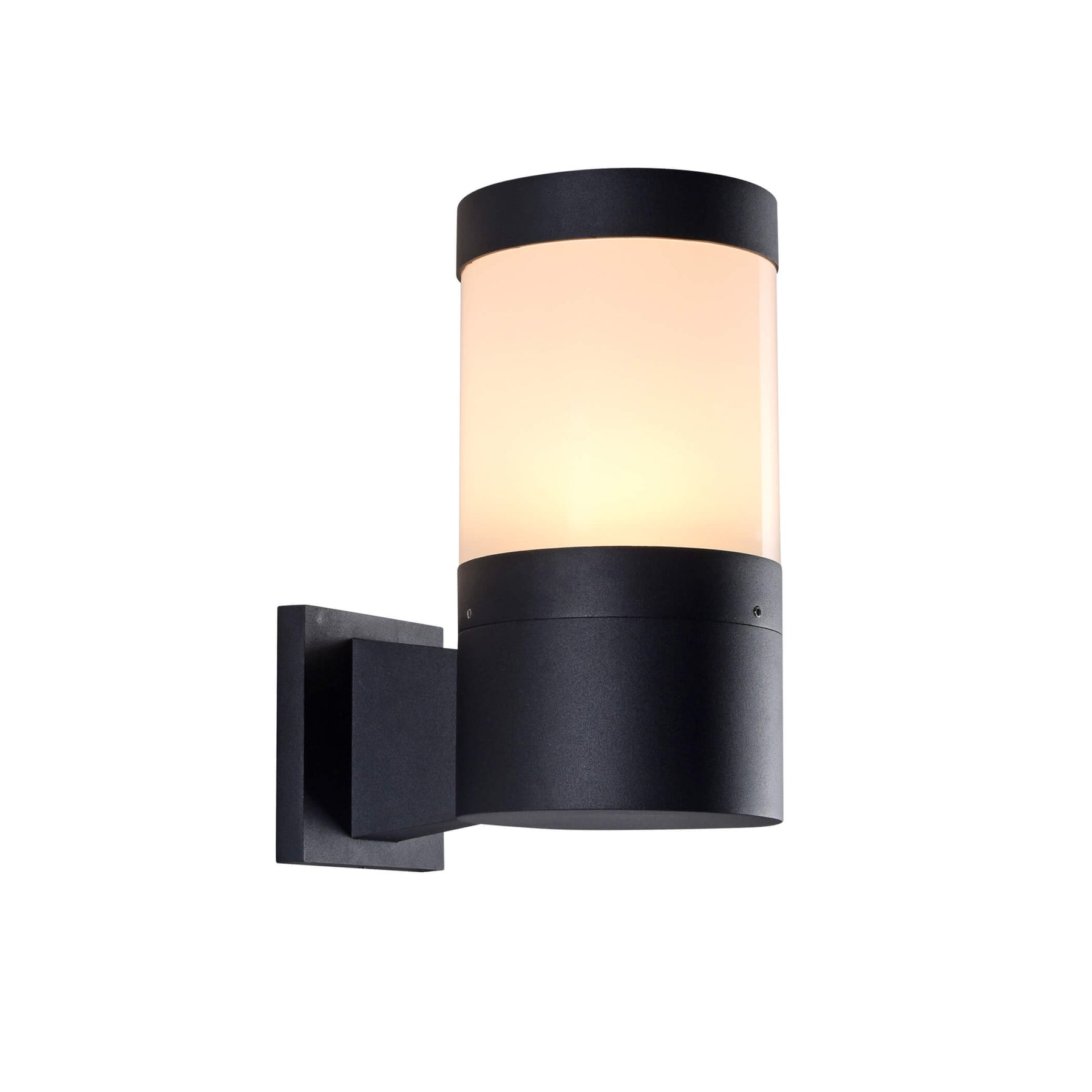 VONN Modern 11" Matte Black VOW1756BL 5-Watt Integrated LED Outdoor Wall Sconce