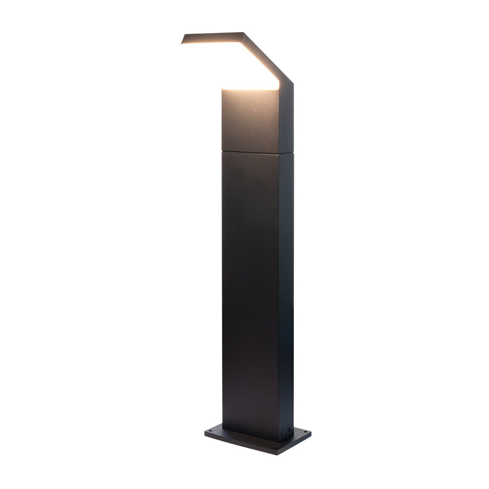 VONN Modern 32" Matte Black VOB192208BL 100-277V 10-Watt Integrated LED Outdoor Bollard