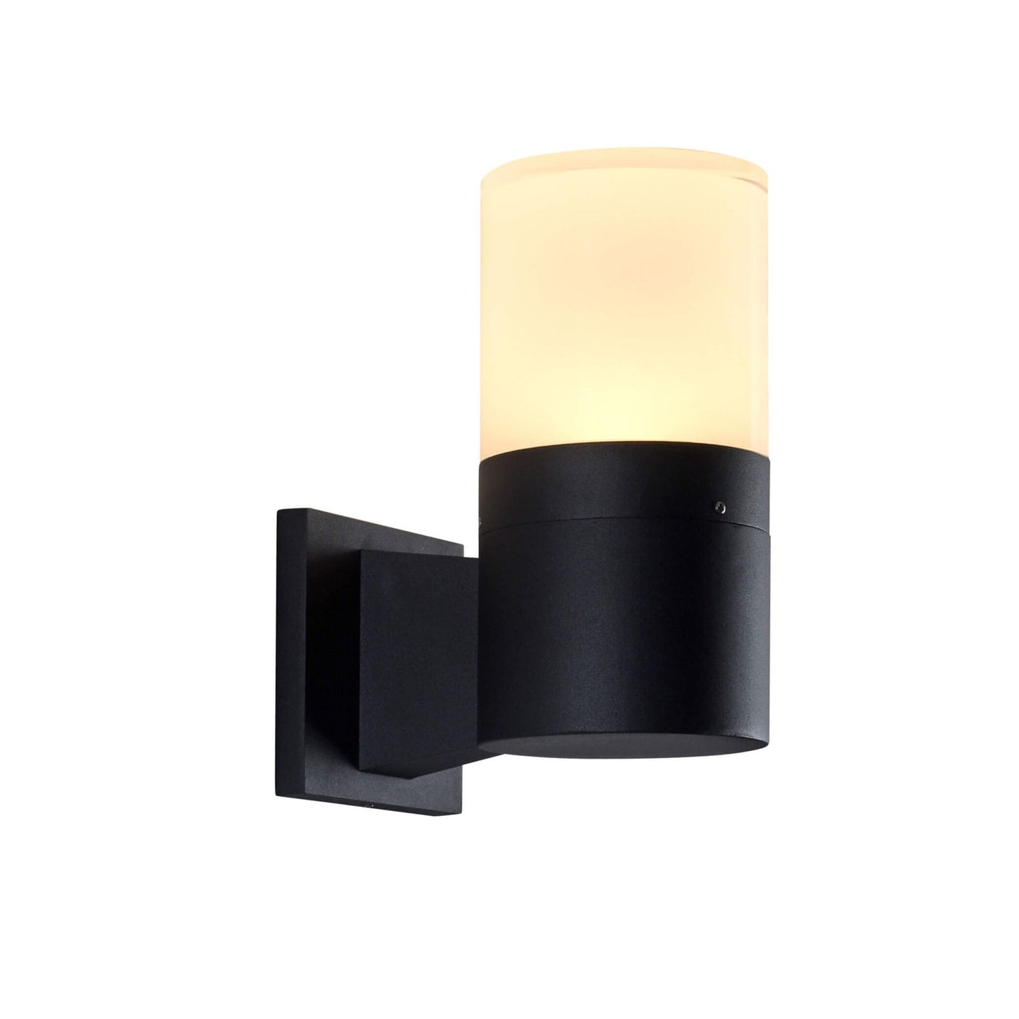 VONN Modern 9" Matte Black VOW1751BL 5-Watt Integrated LED Outdoor Wall Sconce