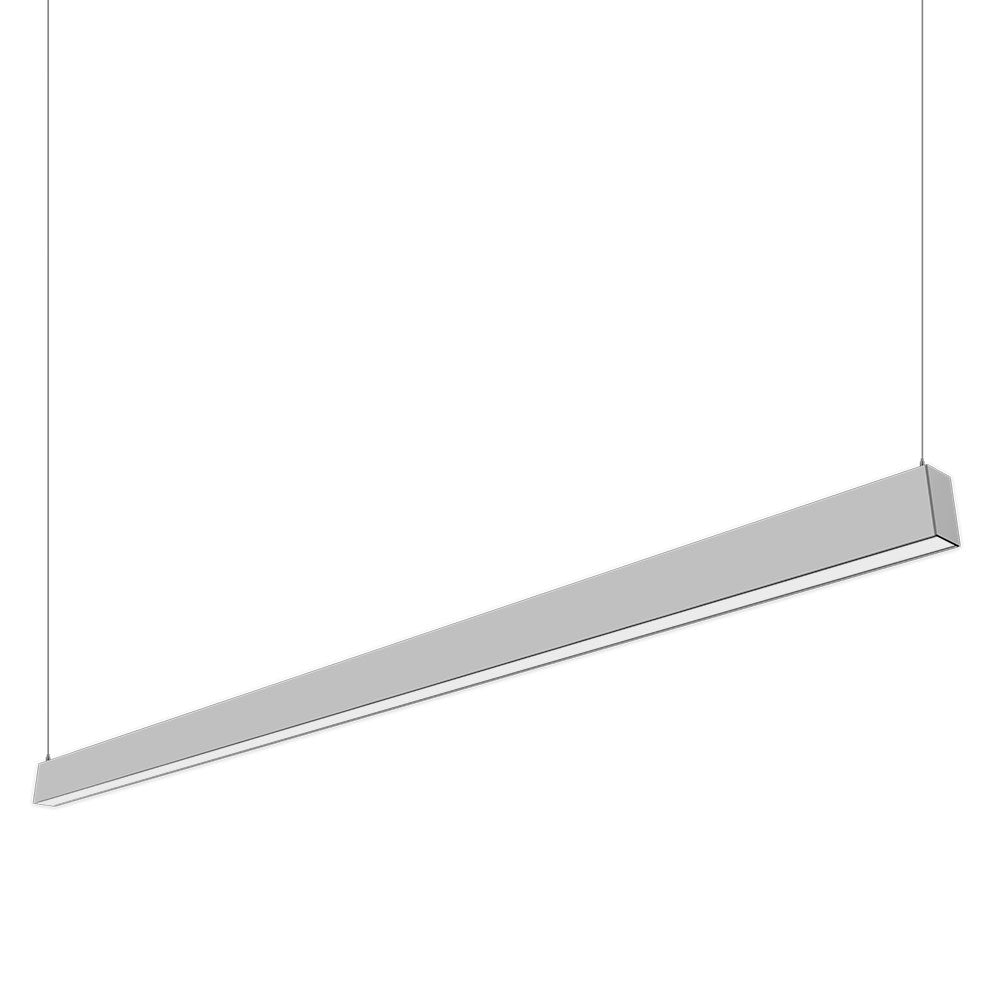 VONN Slim 1.3" 4 ft Aluminum VSL4D10035KAL LED Direct Downlight Suspended/Surface Mount Linear Lighting