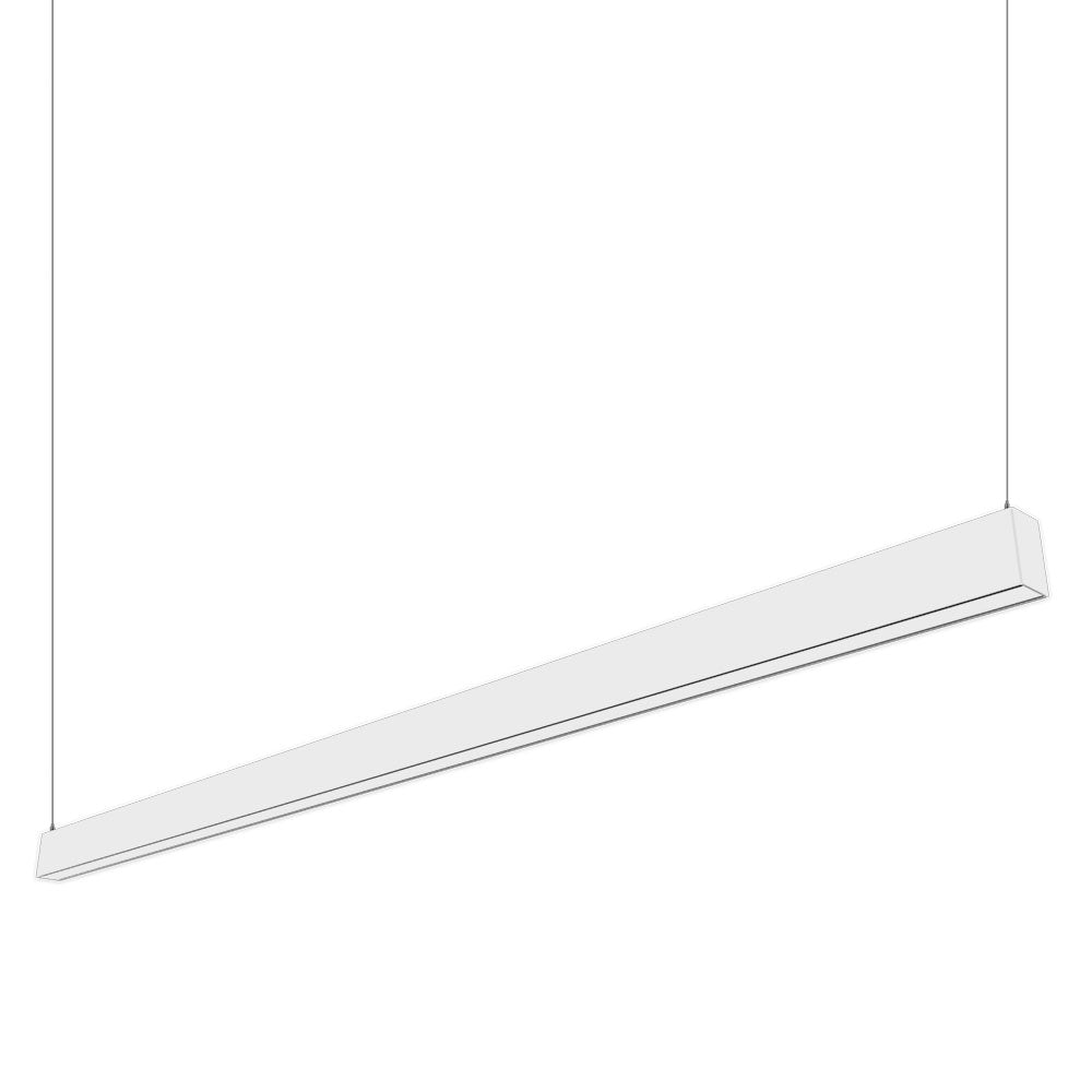 VONN Slim 1.3" 4 ft White VSL4D10035KWH LED Direct Downlight Suspended/Surface Mount Linear Lighting