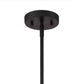 Vanity Art 21" 5-Light LED Black Drum Chandelier Light