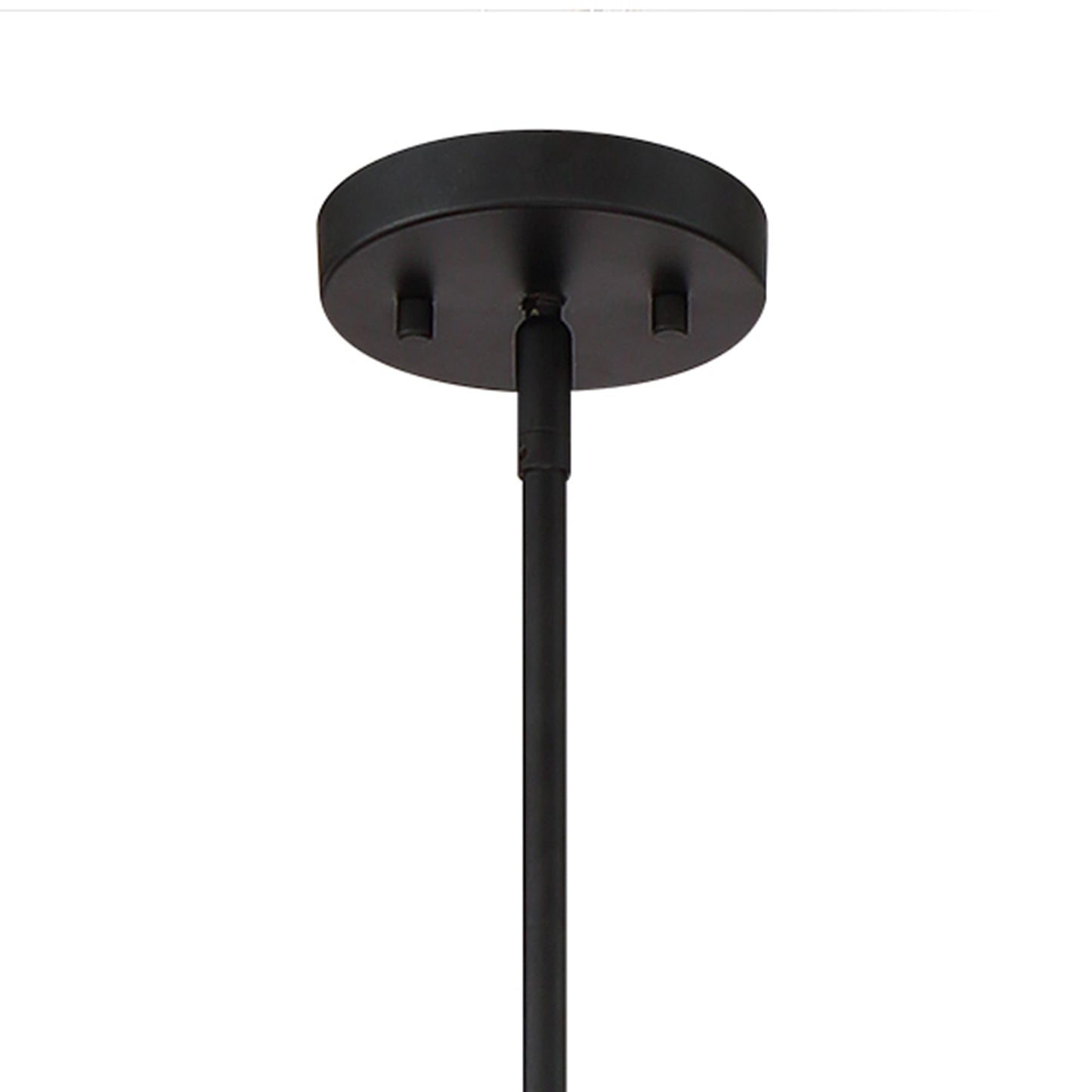 Vanity Art 21" 5-Light LED Black Drum Chandelier Light