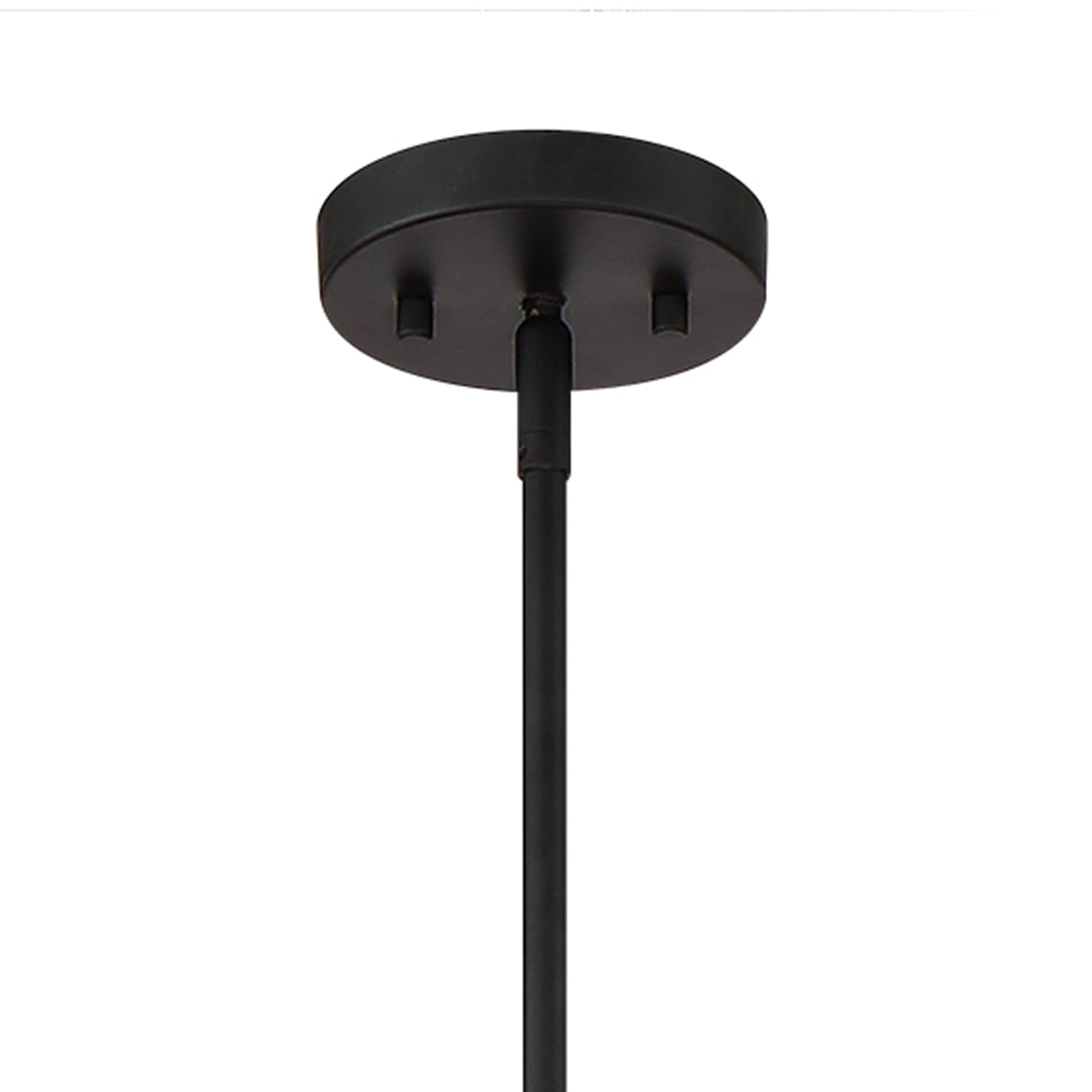 Vanity Art 21" 5-Light LED Black Drum Chandelier Light