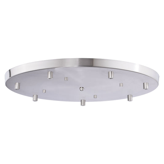 Vaxcel 20" Satin Nickel Canopy Kit for Up to 7 Mini Pendant Lights
