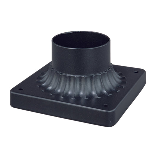 Vaxcel 5.75" Oil Rubbed Bronze Pier Mount Adapter for Post Lamp Light