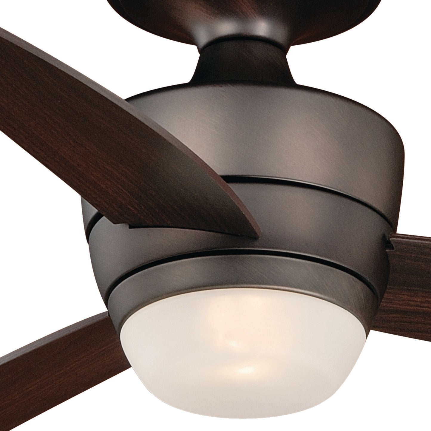 Vaxcel Adrian 44" Copper Bronze Contemporary Ceiling Fan With LED Light Kit and Remote Control