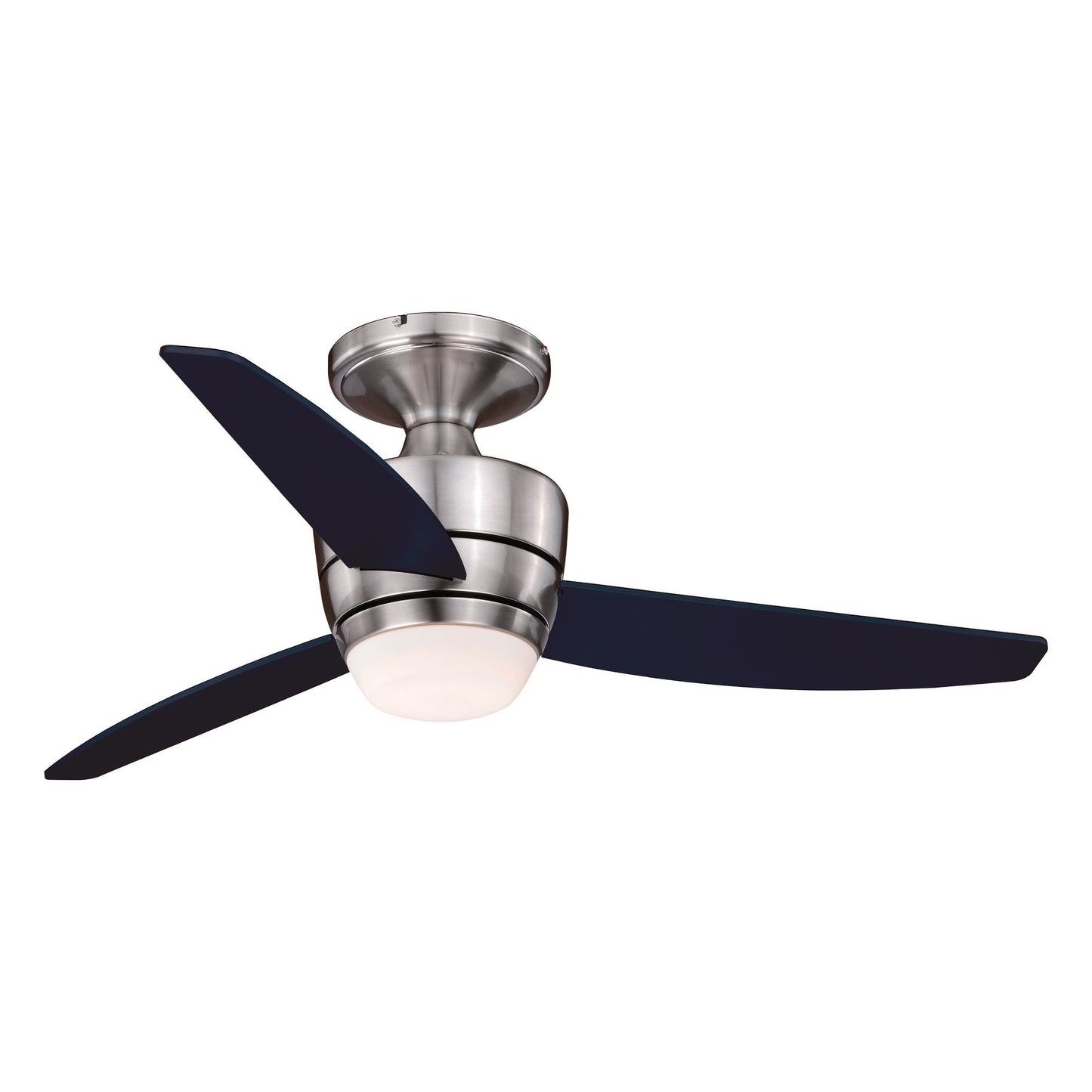 Vaxcel Adrian 44" 	Satin Nickel Contemporary Ceiling Fan With LED Light Kit and Remote Control