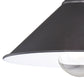 Vaxcel Akron 18" 2-Light Oil Rubbed Bronze and Matte White Vanity Light with Metal Shades