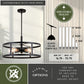 Vaxcel Akron 20-in. 5 Light Pendant Oil Rubbed Bronze