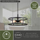 Vaxcel Akron 20-in. 5 Light Pendant Oil Rubbed Bronze