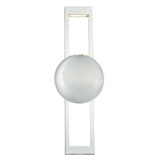 Vaxcel Aline 6-in LED Wall Light Polished Nickel