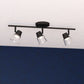 Vaxcel Allerton 12-in. W 3 Light Flush Mount Matte Black