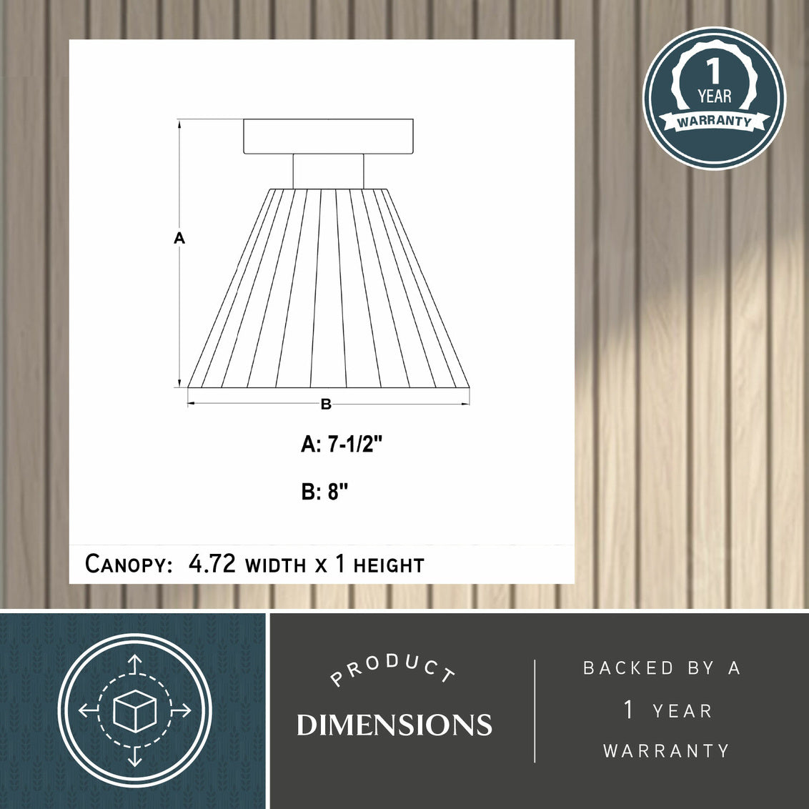 Vaxcel Allerton 12-in. W 3 Light Flush Mount Matte Black