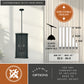 Vaxcel Austen 4L Linear Chandelier Silver Leaf