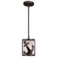 Vaxcel Bacio Instalux 16-in LED Pendant Oil Rubbed Bronze