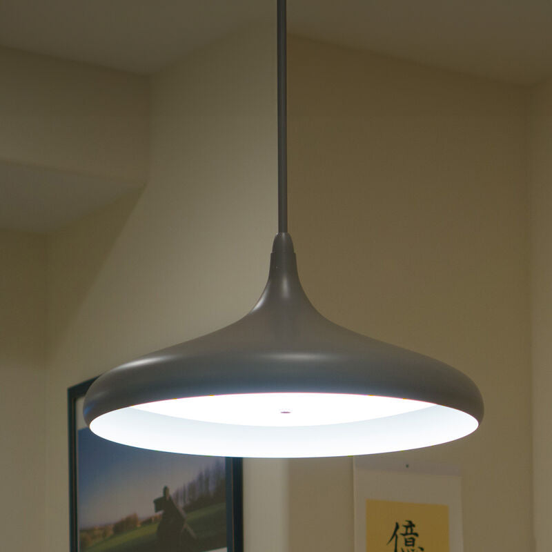 Vaxcel Bacio Instalux 16-in LED Pendant Taupe