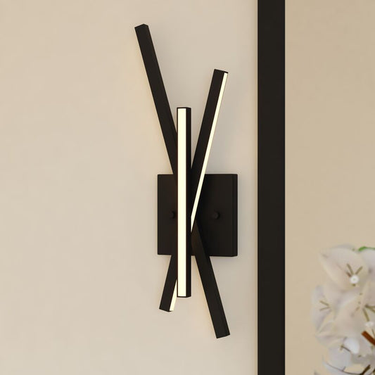 Vaxcel Barcelo 6.25-in. LED Wall Light Matte Black