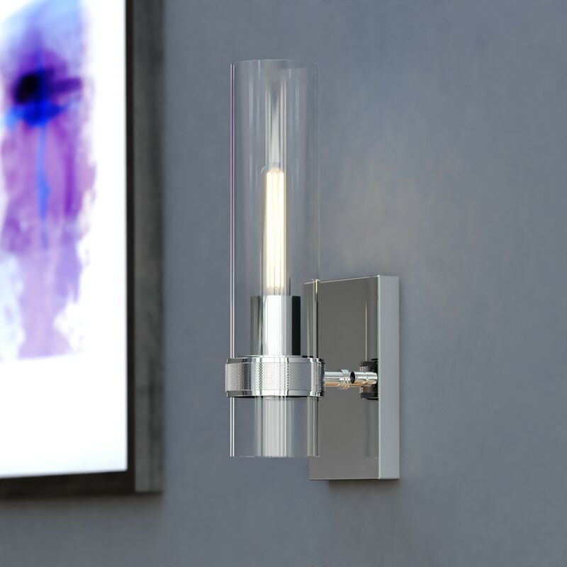 Vaxcel Bari 13-in.H Wall Light Chrome