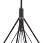 Vaxcel Bartlett 24 in. W 4 Light Pendant Oil Rubbed Bronze with Satin Nickel