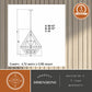 Vaxcel Bartlett 24 in. W 4 Light Pendant Oil Rubbed Bronze with Satin Nickel