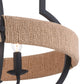Vaxcel Beaumont 20 in. W 4 Light Pendant Textured Gray with Natural Rope