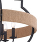 Vaxcel Beaumont 25 in. W 6 Light Pendant Textured Gray with Natural Rope