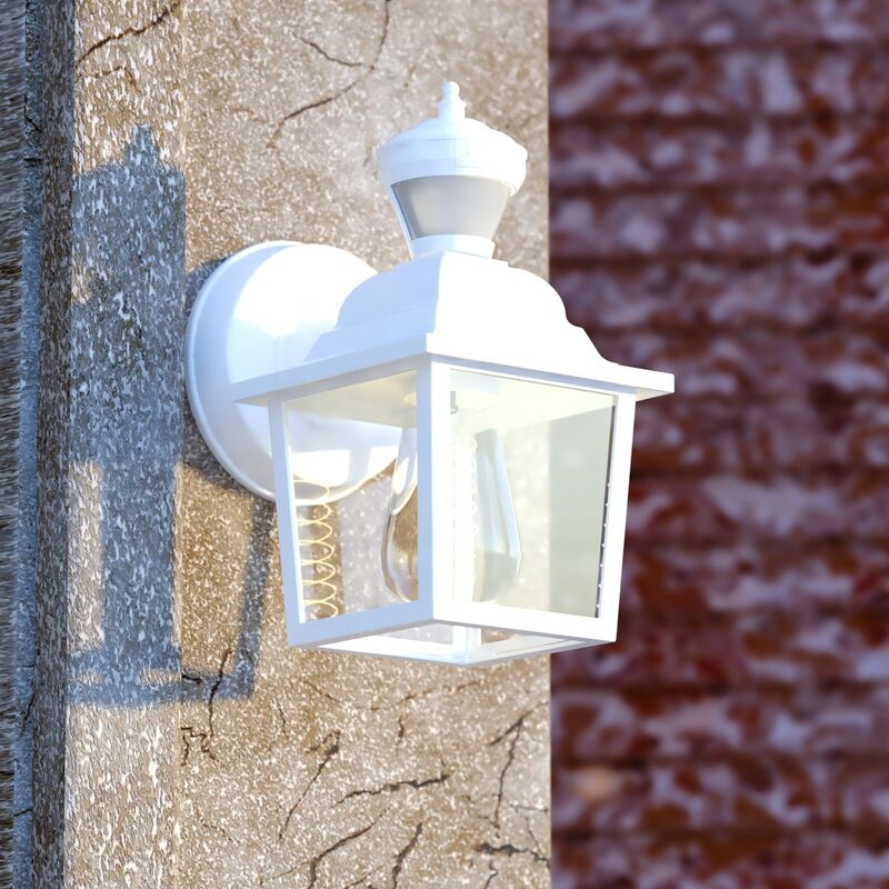 Vaxcel Bedford Park Dualux 5.25-n. Outdoor Motion Sensor Wall Light Textured White